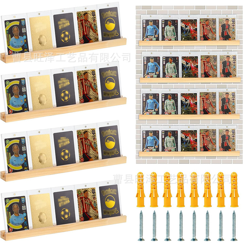 Wall Storage Rack Solid Wood Partition Wall Bookshelf One-Word Shelf Home Living Room Wall Hanging Kitchen Wall Hanging Storage Rack