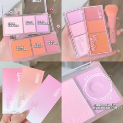 moty three-color blush powder is delicate and easy to use, showing complexion, vitality, whitening blush and blue cheeks for students cross-border wholesale