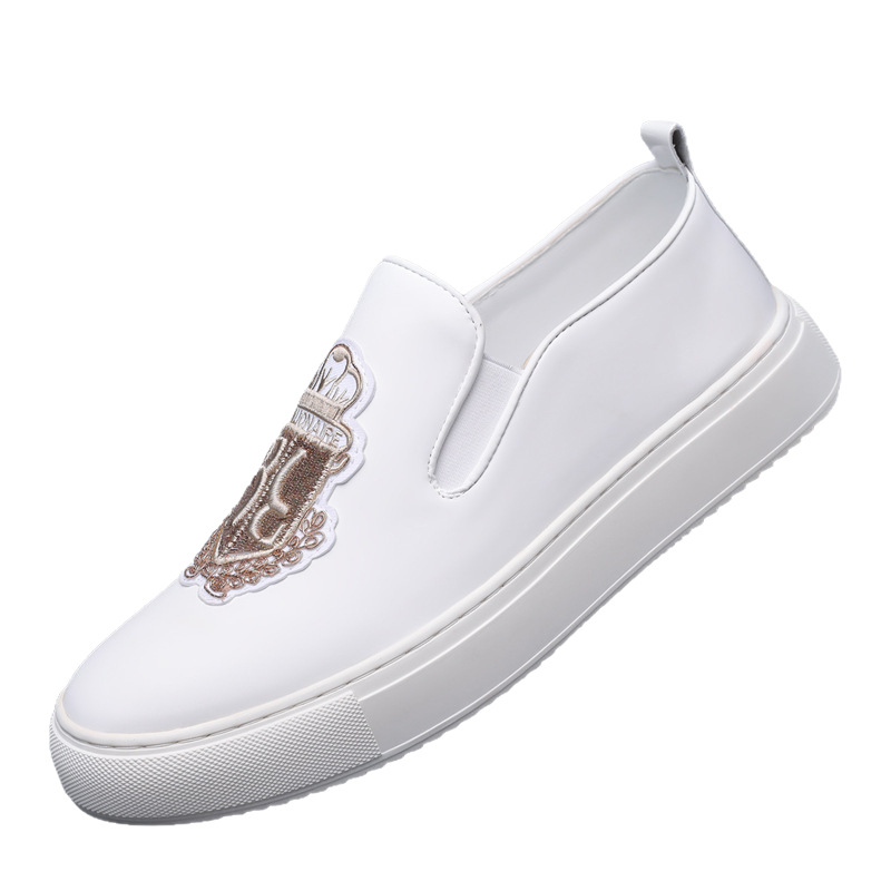 Men's Casual Slip-on Loafers Trendy Versatile Lightweight Shoes_voghion.com
