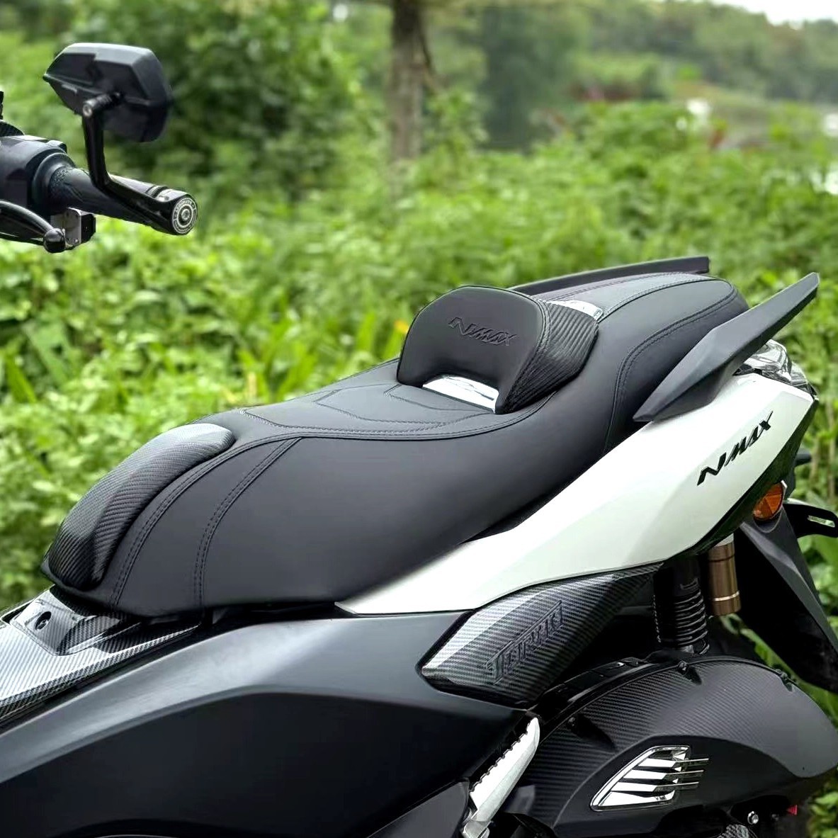 Suitable for 25-26 Models of Yamaha Nmax155 V3 Modified Indonesian Version Seat Cushion, Heightened Lumbar Support Seat Cushion