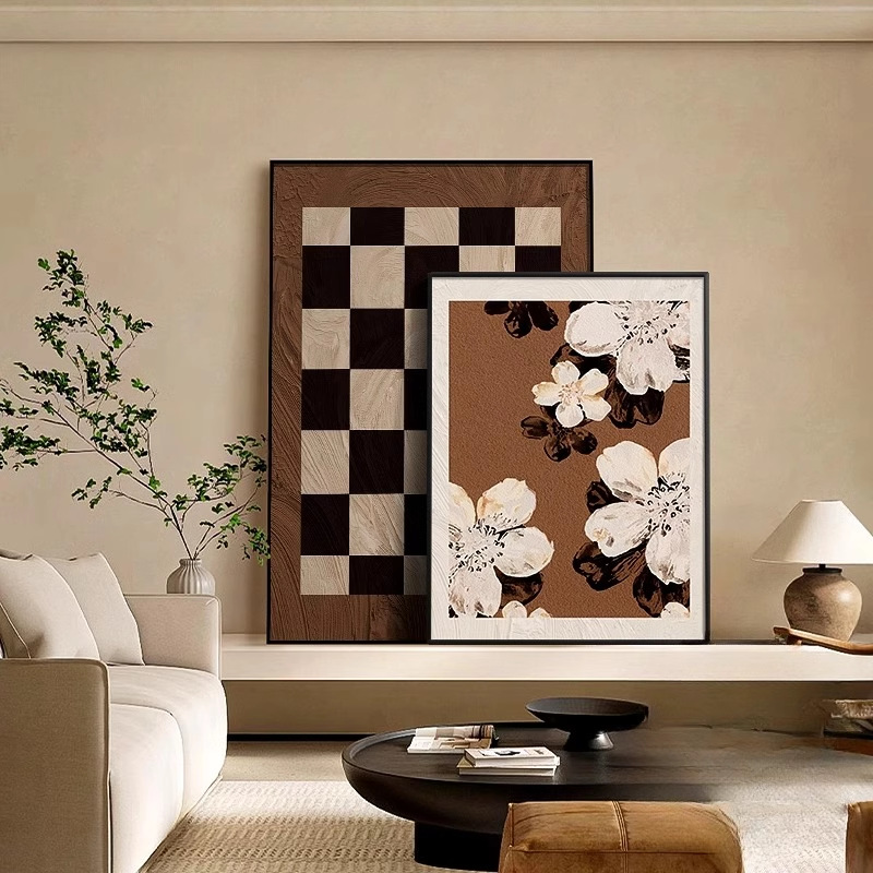 Antique Living Room Decorative Painting French Retro La Virtue Mural Restaurant Entrance Sofa Background Wall Bedroom Hanging Painting