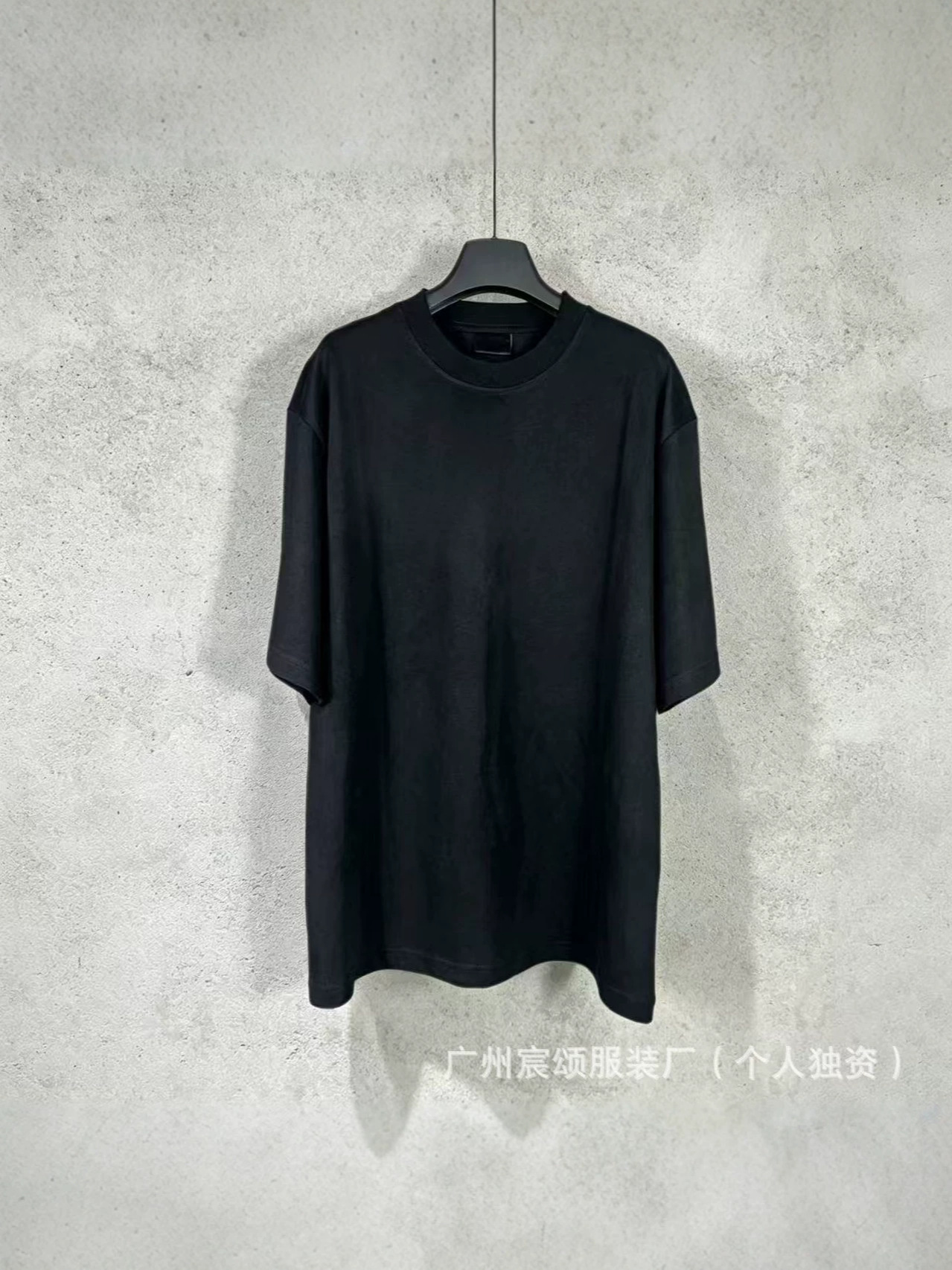 Camiseta de Algodón de Manga Corta, Holgada y Bordada, para Hombre y Mujer, B4L3NC1A9A 018 | Tela Transpirable