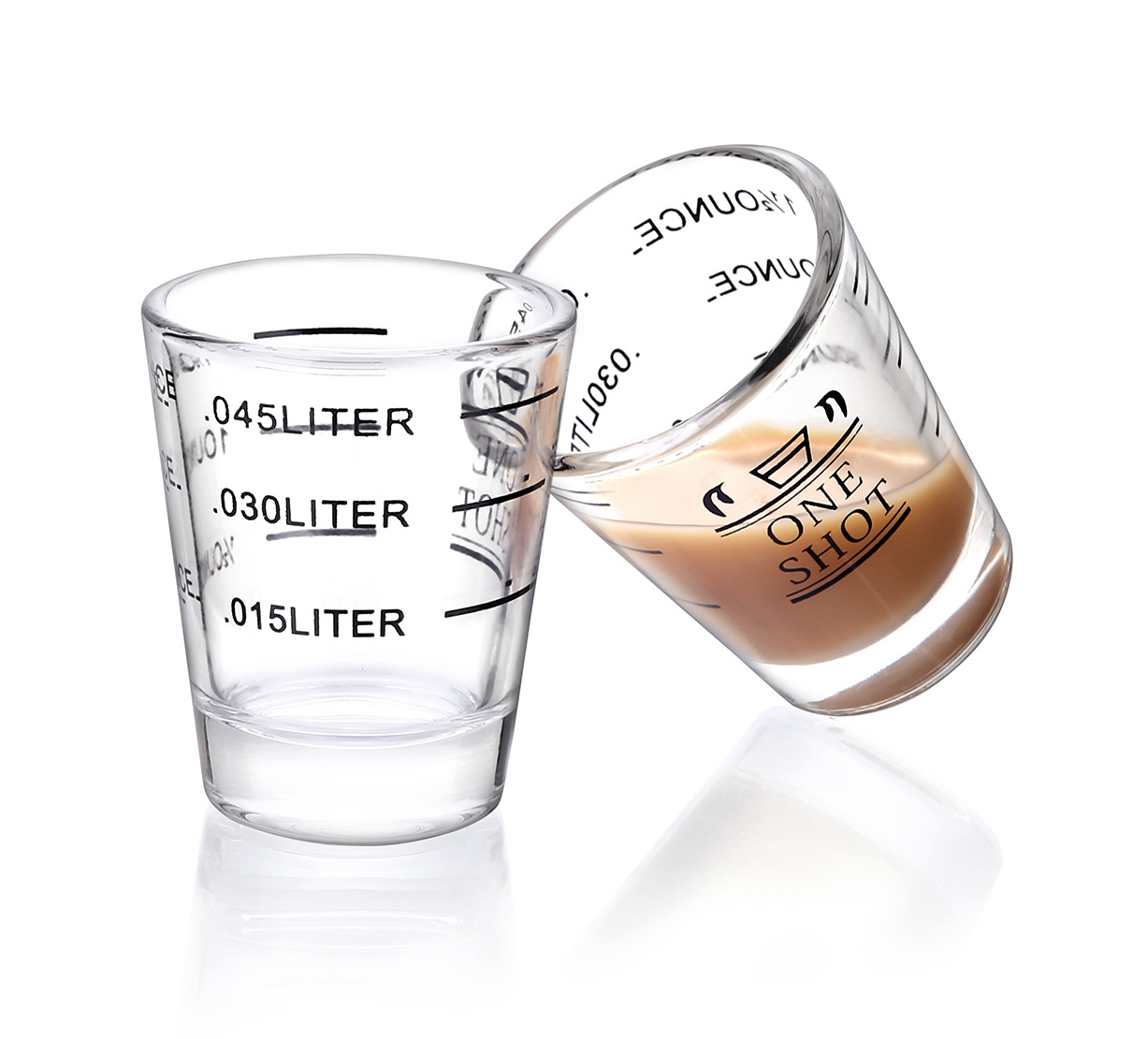 批发30ML刻度杯家用透明玻璃盎司杯带刻度计量杯意式咖啡烘焙量杯-阿里巴巴