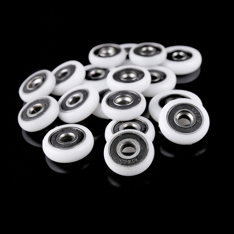 批发 门窗轮子 供应POM材质门窗配件滑轮 移门轮子