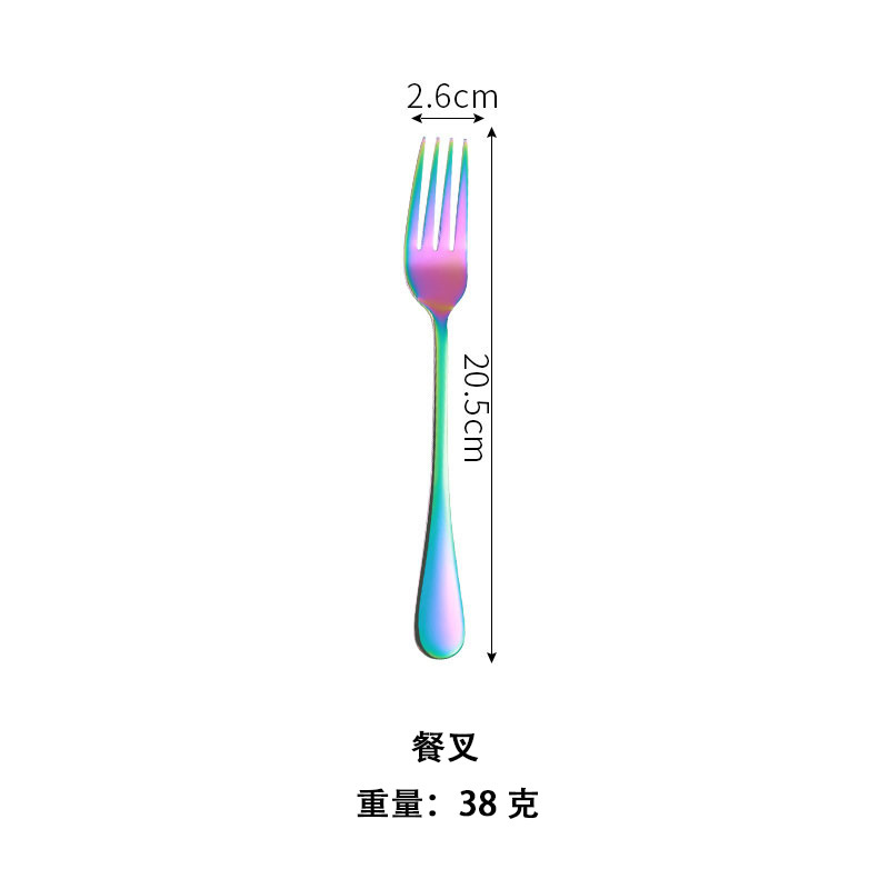 Caja de regalo transfronteriza 1010 vajilla de comida occidental Cuchillo, tenedor, cuchara, tenedor, vajilla de acero inoxidable, bistec, tenedor, tenedor, tenedor, cuchillo