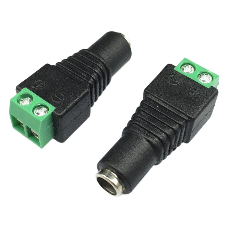 Гнездовой разъем питания постоянного тока без сварки гнездовой адаптер постоянного тока мониторинг терминала led12 В разъем преобразования мощности