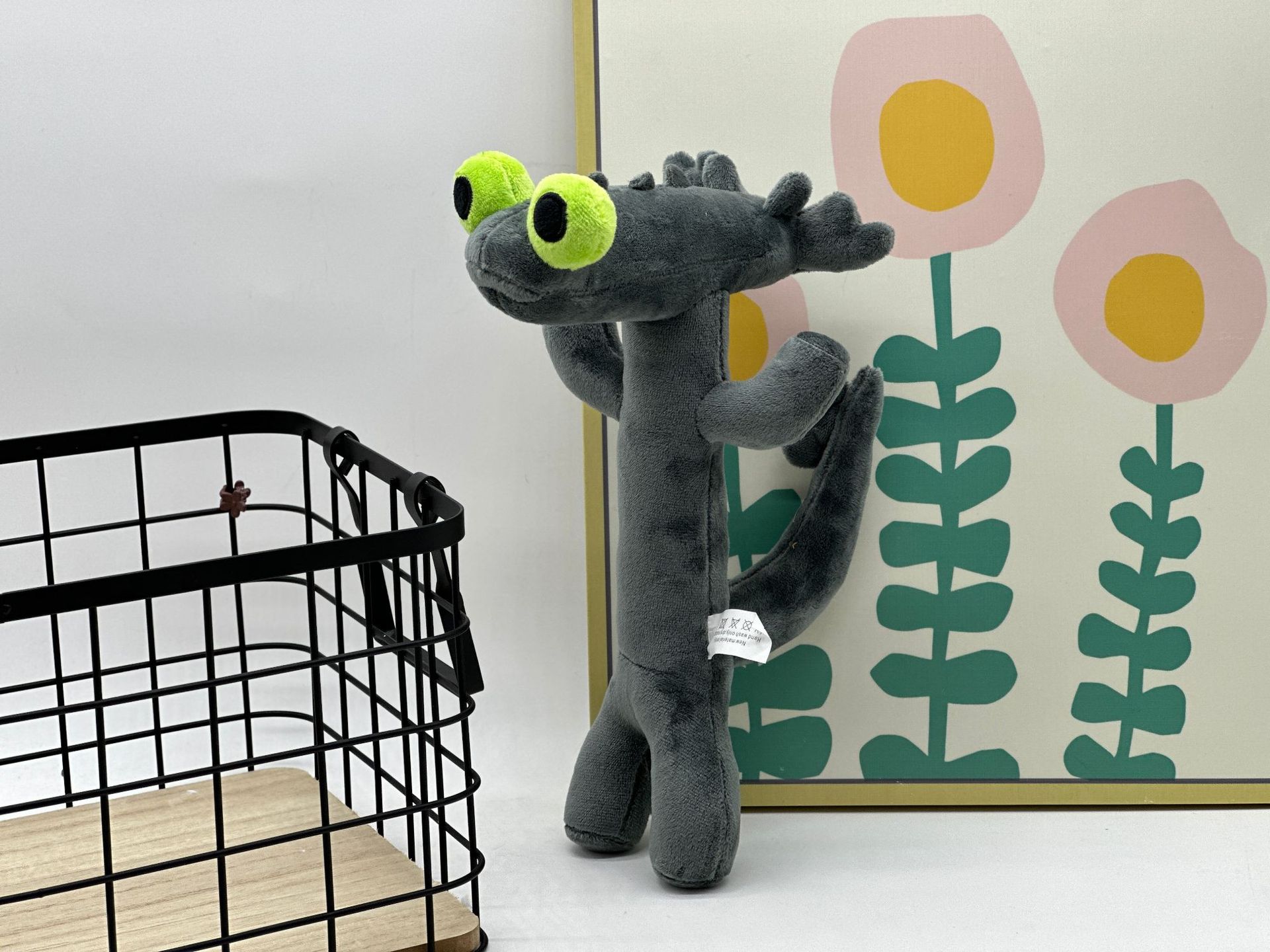 Sınır ötesi yeni ürün Dans Eden Ejderha Peluş Dans Eden Ejderha Dişsiz Gri Büyük Gözler Peluş Oyuncak Bebek_voghion.com