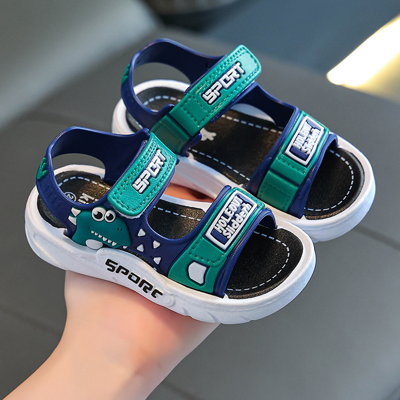 Zapatillas infantiles para niños, niños y niñas verano 2024 nuevo niño antideslizante baño doméstico zapatillas de playa para niños