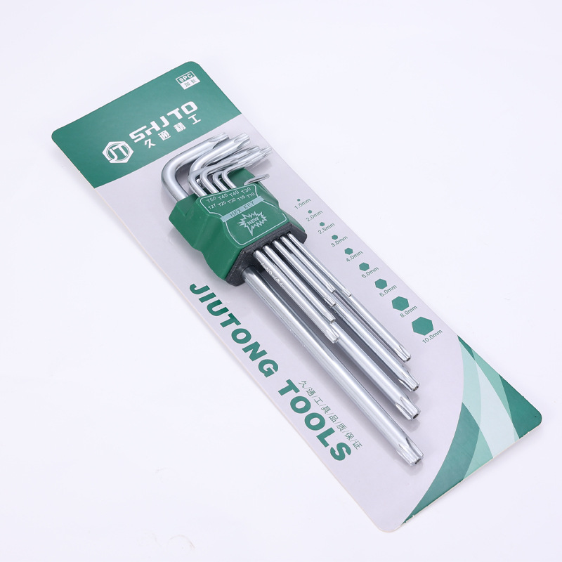 Los fabricantes producen traje alargado de longitud media métrica llave hexagonal interior Linyi hardware Plum Blossom socket hexagonal