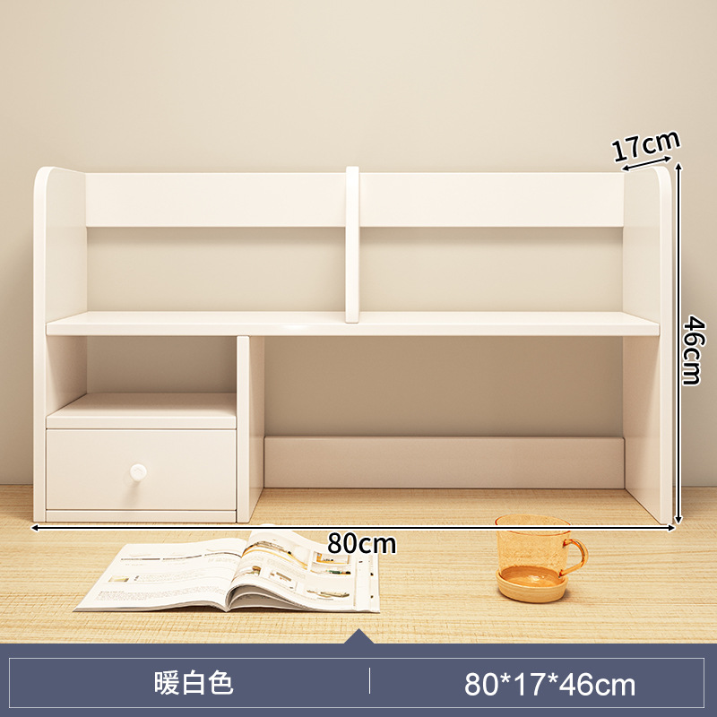 Estante de escritorio estante de almacenamiento de escritorio dormitorio cosas buenas mesa de estudio multi-capa pequeño estante