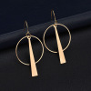 Universal fashionable earrings, European style, simple and elegant design, wholesale, wish