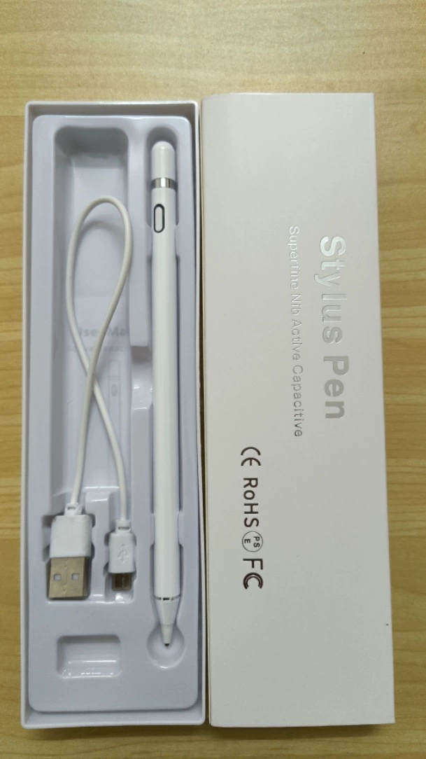 Stylus pen 2259 capacitive, universal touch pen for Android/iOS, magnetic attach and replaceable tip