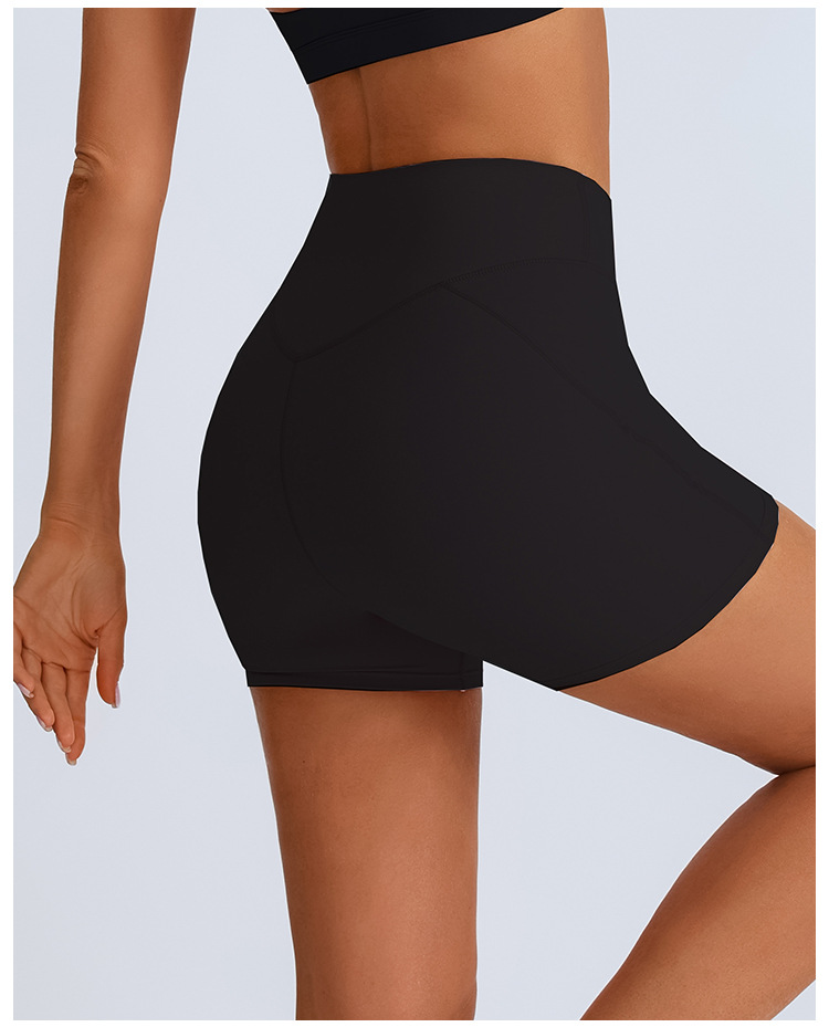 Pantalones cortos de yoga deportivos transfronterizos de comercio exterior europeo y americano