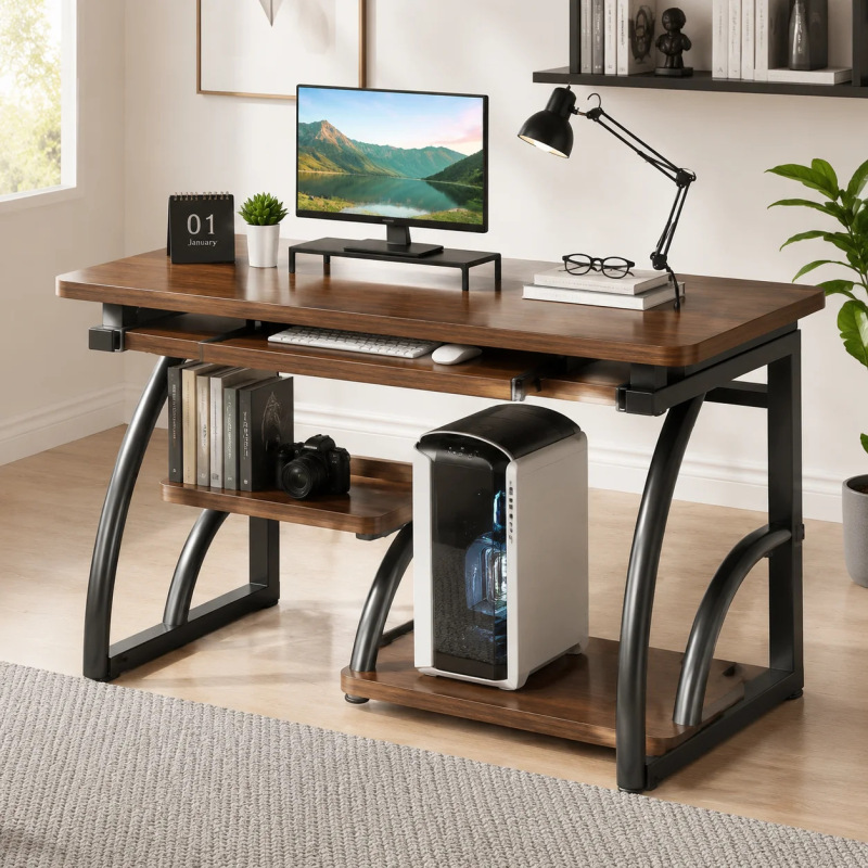 Computer Desk, Study Desk, Rental House Simple Study Room Desktop Table, Home Study Desk, Simple Writing Desk, Office Desk