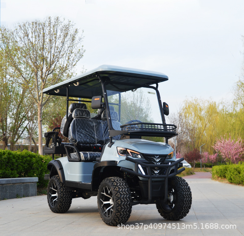 Electric Golf Cart, Sightseeing Car, Scenic Area Viewing Car, Factory Park Shuttle Bus, Beach Car, Four-Wheel Patrol Car