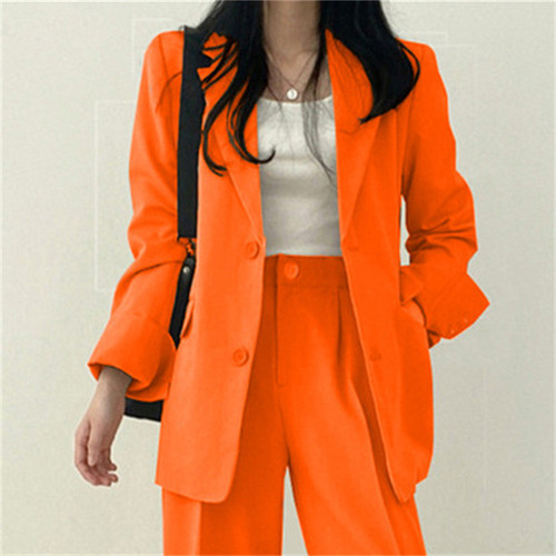 Women's Spring 2025 New Korean Style Suit Jacket with Blue Design Sense, Unique and Stylish for Commuting