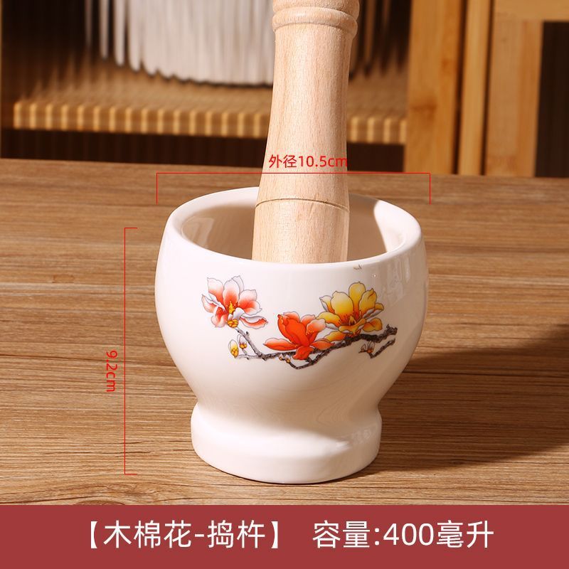 レトロな厚みのあるガーリックミル、蓋付き手押しガーリックミル、蓋付き業務用ガーリックミル、磁器ガーリックミル|undefined