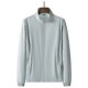 High-Quality L-8Xl Men's Ice Silk Sun Protection Clothing, Thin and Breathable Korean-Style Jacket for Summer, Plus Size