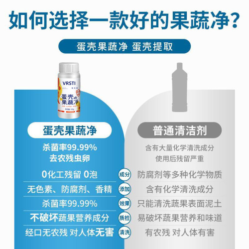 蔬清洗剂水果清洗蛋壳果蔬净洗水果蔬菜专用洗涤剂抖快快手代发