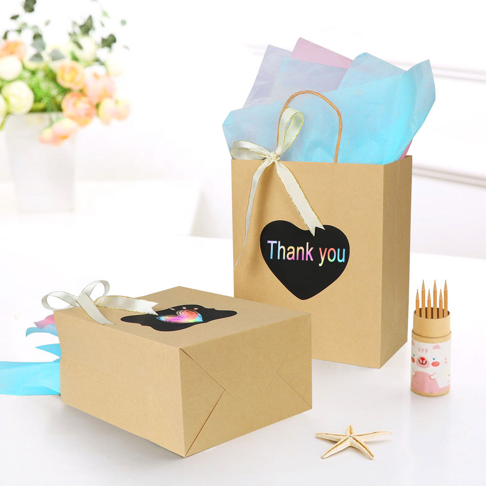 갈색; 종이; 6개/팩