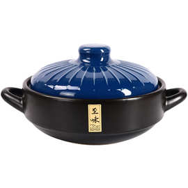 批发陶瓷砂锅煤气灶明火家用耐高温炖肉炖汤宽口可干烧大容量瓷煲