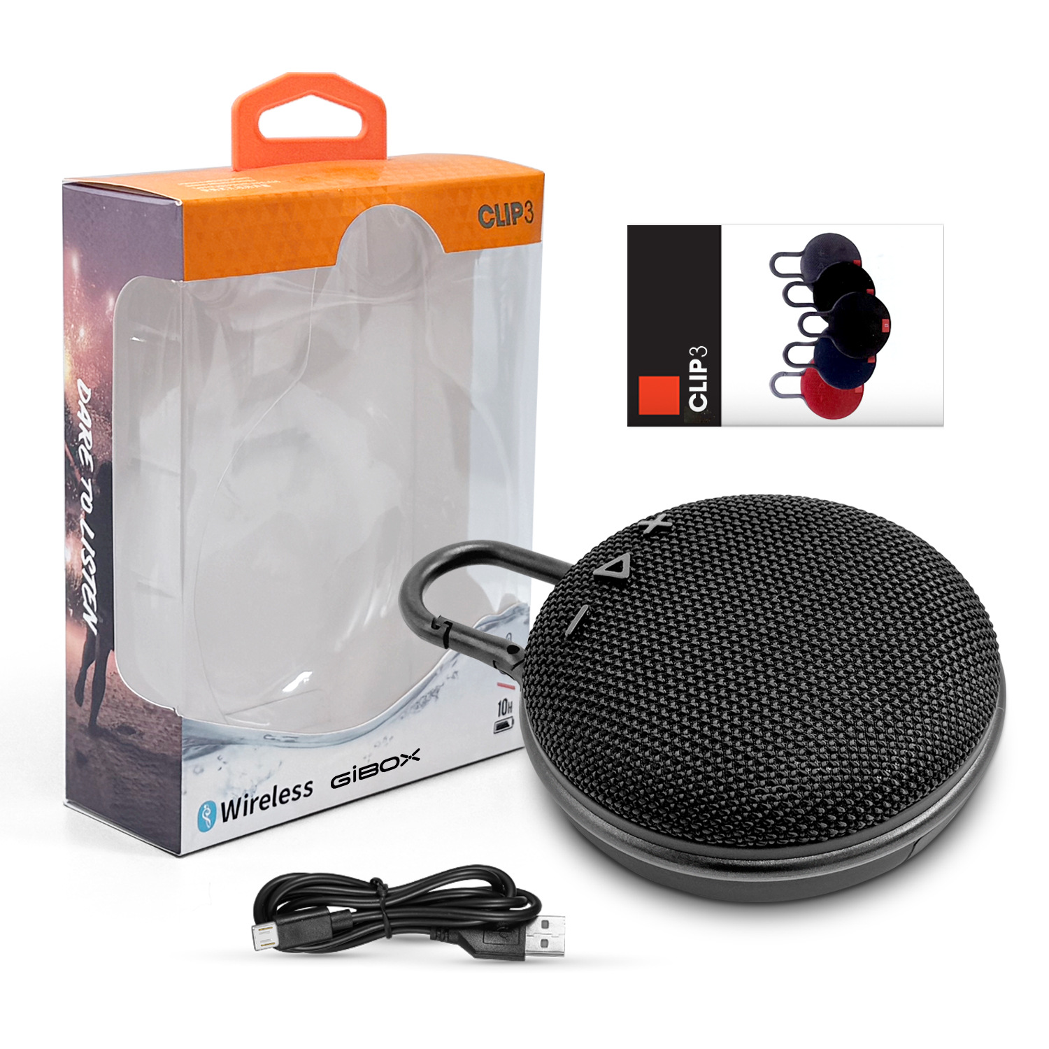 CLIP3 Cross-border bluetooth audio inalámbrico tela portátil impermeable pequeño altavoz de subwoofer tarjeta Bluetooth