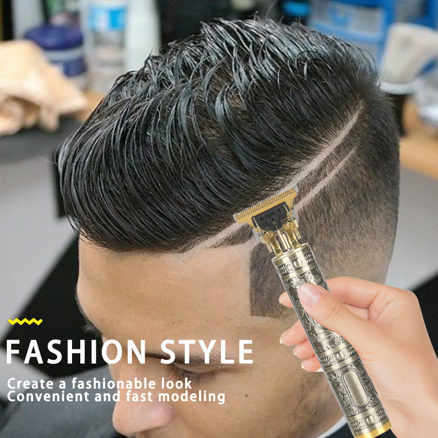 Corte de pelo eléctrico transfronterizo al por mayor retrógrado tallado impulsor eléctrico cabeza baldía de aceite impulsor eléctrico cortadora de plástico afeitar