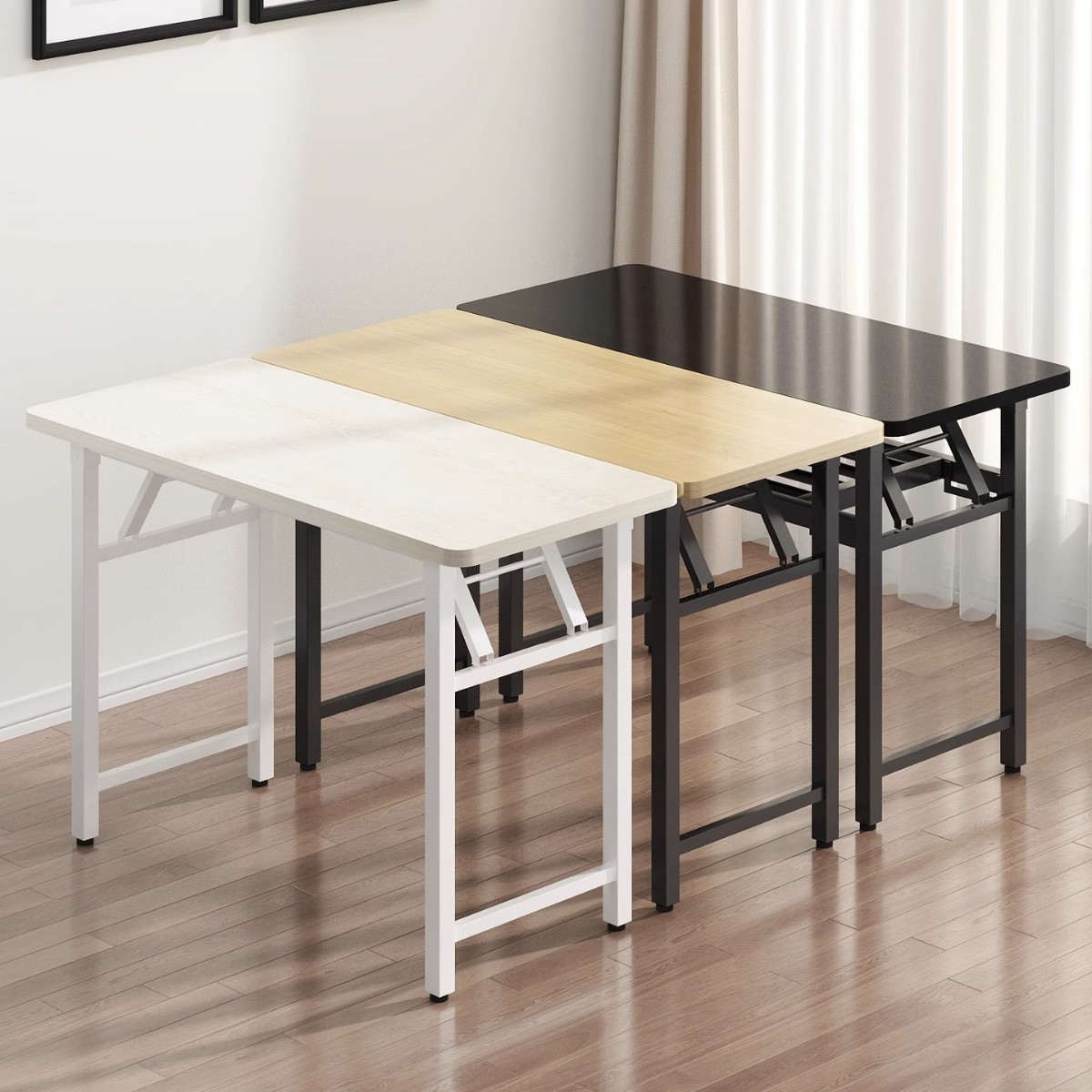 Folding Table Simple Stall Portable Dining Table Long Conference Training Table Home Rental Small Table Rectangular