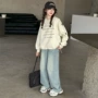春秋款宽松新款女童套头衫