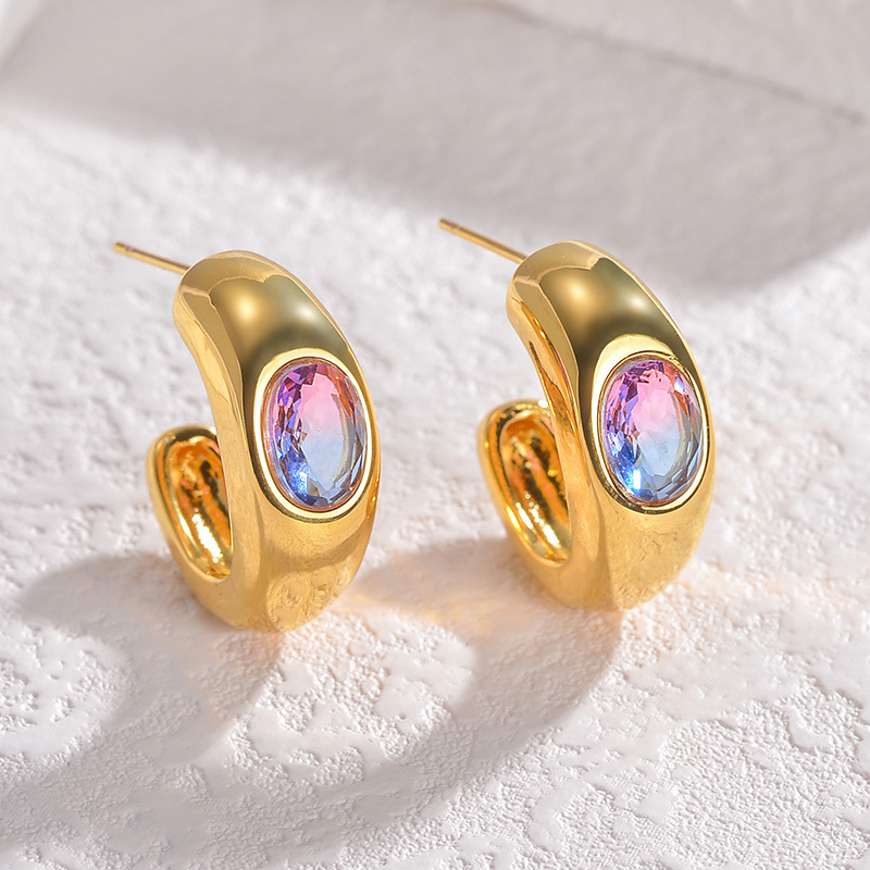 Elegant Style 1 Pair Elegant Oval Heart Shape Shell Inlay Titanium Steel Pearl Drop Earrings