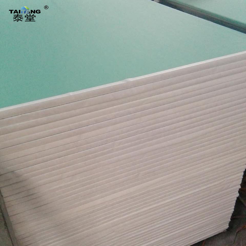 1/2 pulgadas X 4 'X 8 'Placa de pared de yeso impermeable Yeso