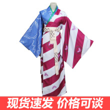 cos服KAGURA风使神乐和服蝴蝶印花款cosplay动漫服装现货