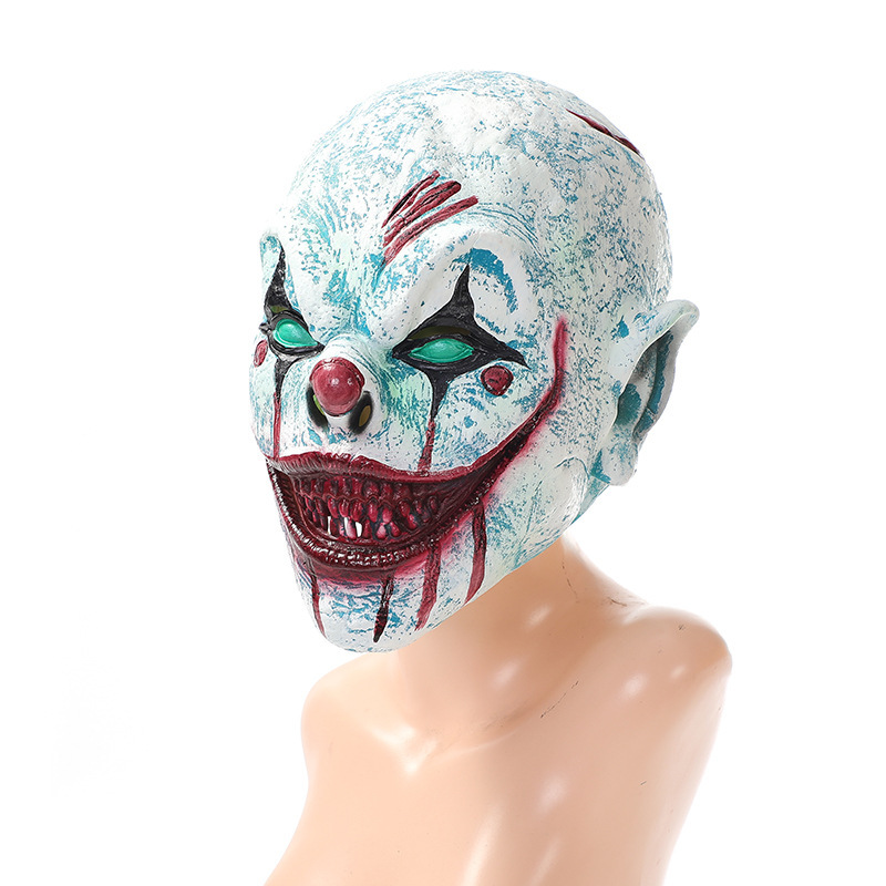メーカー直販ハロウィーン血痕道化師マスク頭カバー鬼節ハロウィーンコスプレ道具|undefined