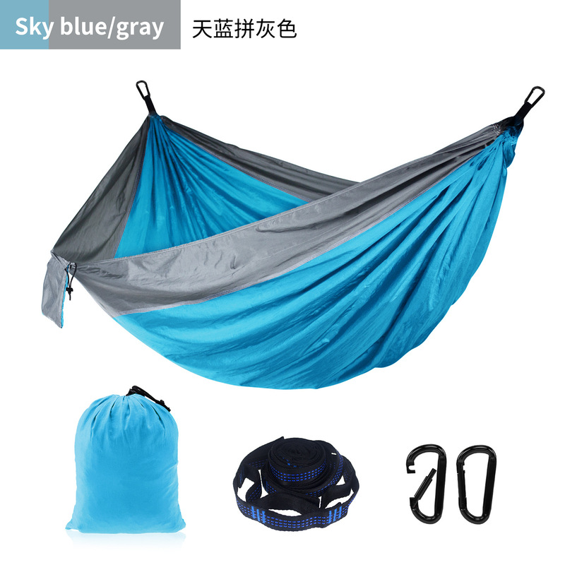 高帯調節バンドシングル二人屋外ハンモックナイロンハンモックアマゾン熱売クロスボーダー工場スポット|undefined