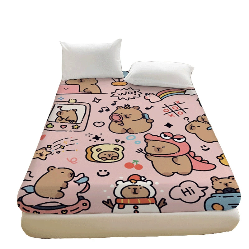 Sheet, non-slip mattress, breathable bedspread for students
