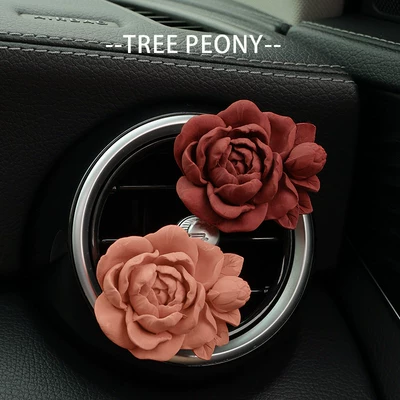 Air Conditioner Vent Decoration Diffuser Car Perfume Aromatherapy - retro-red-retro-orange-jasmine-air-outlet-2-bottles-of-perfume-included-other-scents