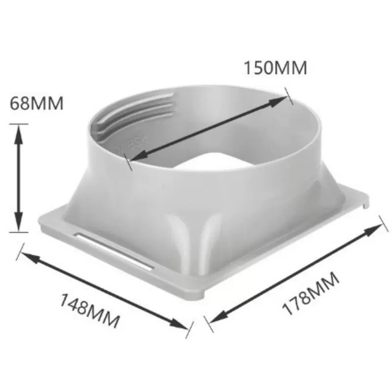 跨境热卖移动空调配件厂家批发排风管排气管15cm接口适用新科机身