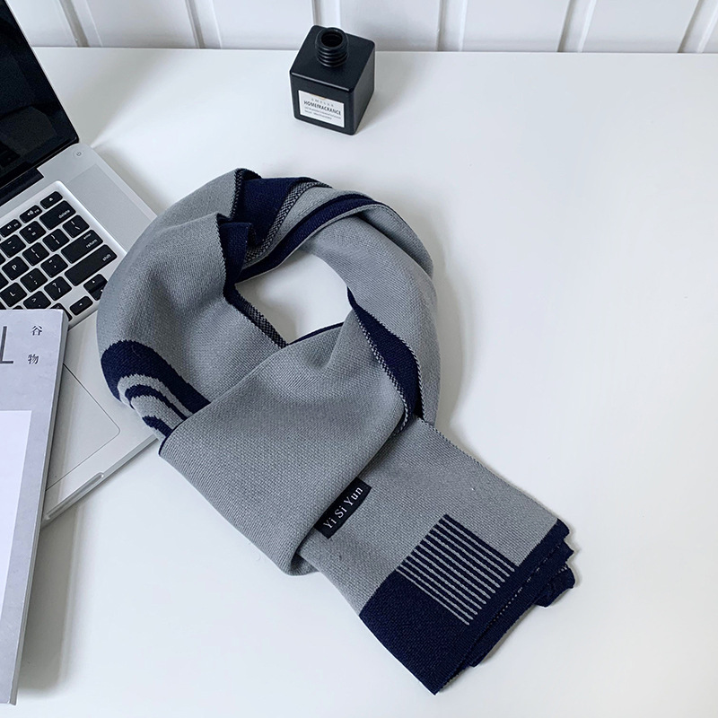 Nuevo bufandas de invierno caliente imitación de cachemira bufandas de cuello coreana cuello de cuadrilátero de punto amplio chal