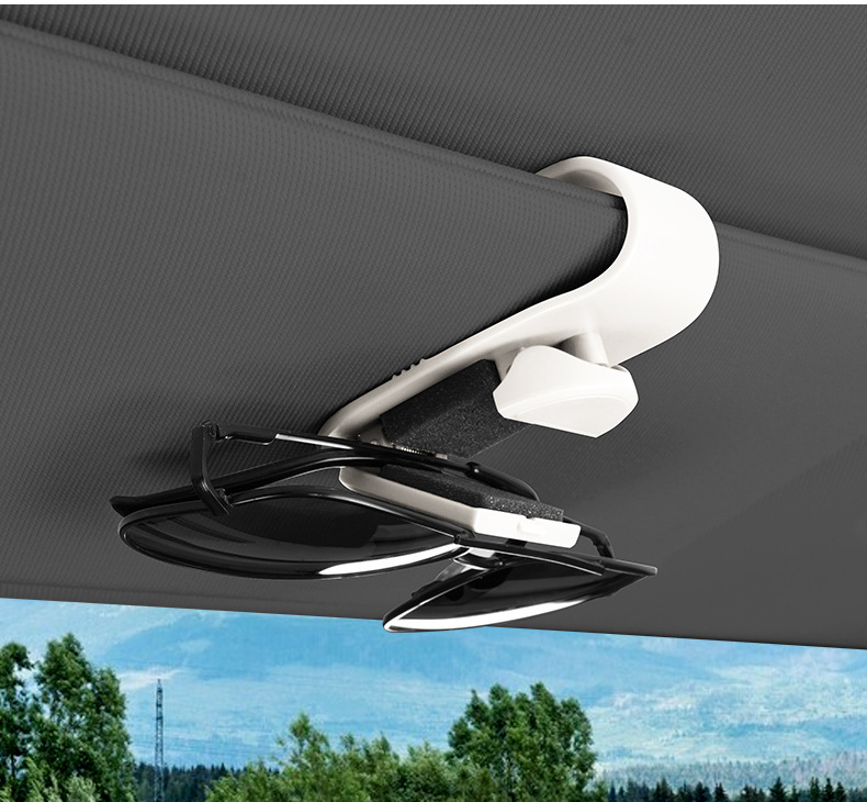 New car glasses clip car multifunctional sun visor clip bill coin storage sunglasses bracket sunglasses