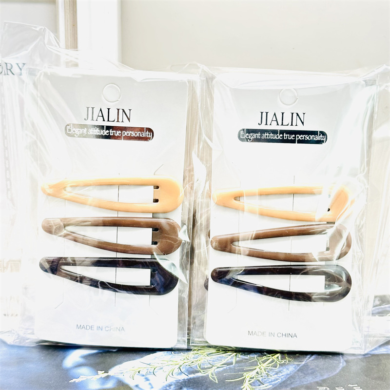 Nueva nube simple horquilla hueca bb clip de cabeza trasera de las mujeres tocado flequillo lateral horquilla rota