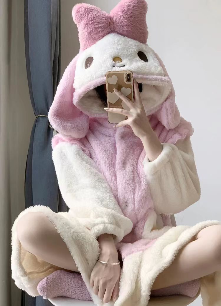 Albornoz de conejo Merlot