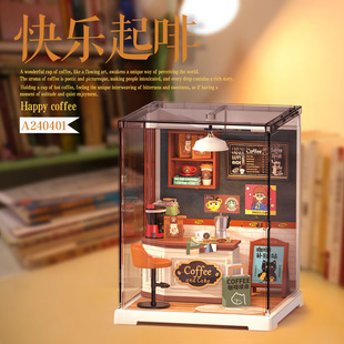 Cross-Border DIY Cabin Super World Assembled House Model Miniature Scene Box Theater Birthday Gift for Women