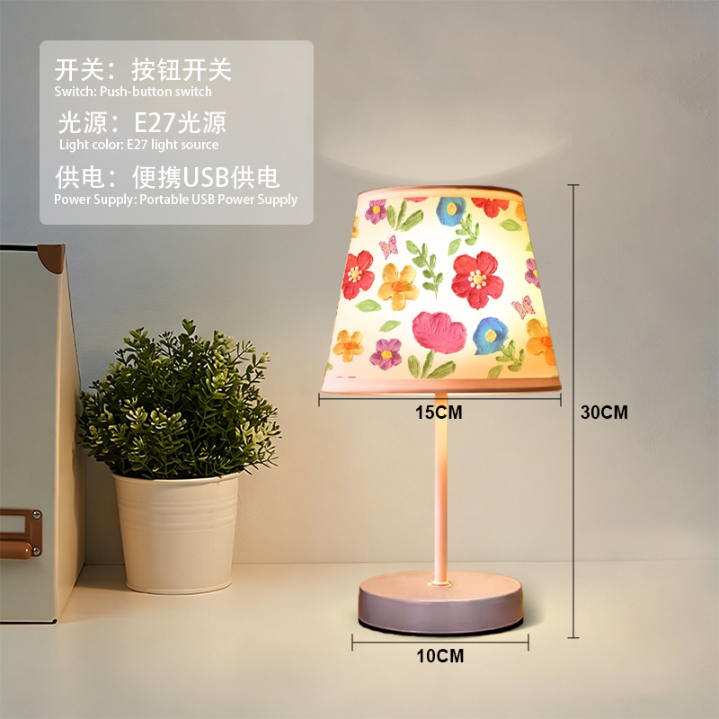 Flor de dopamina pequeña lámpara de escritorio decoración de luces de atmósfera luces de cabecera del dormitorio luces de noche para dormir image 10