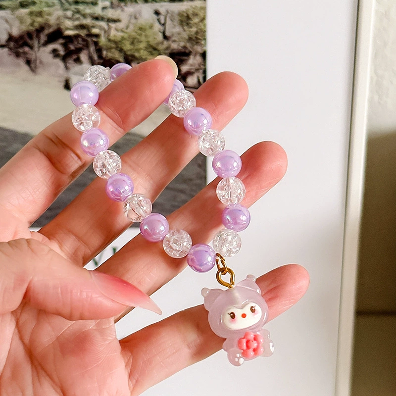 Cute cartoon children's beaded bracelet, accessory