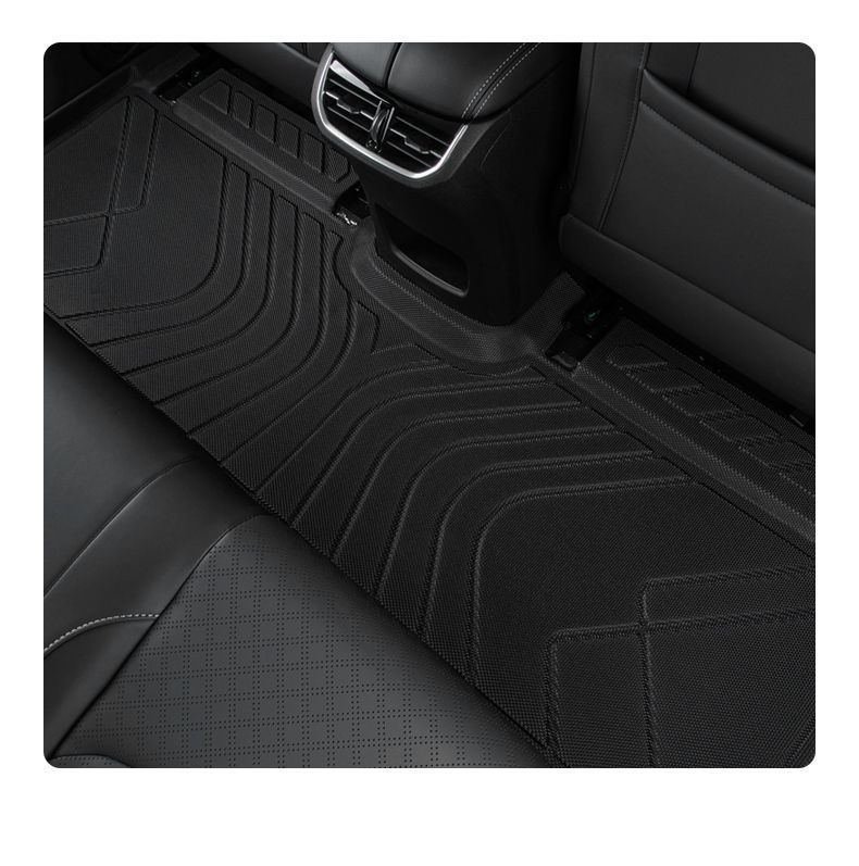 Suitable for Toyota bz3 foot pad special surround FAW new energy taxi owner driving tpe wire ring decorative foot pad