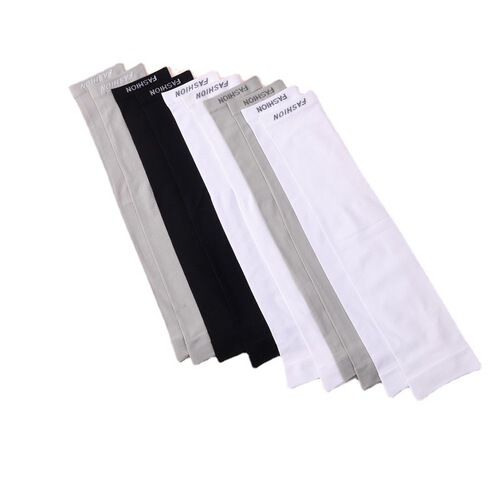 Ice feeling upgrade  summer sun protection sleeves outdoor sports mosquito repellent ice sleeves wholesale ice silk sleeves solid color sleeve protection