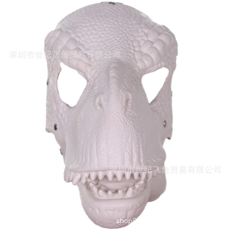 Máscara de dinosaurio máscara de látex animal de simulación máscara de boca en movimiento Wang Shengjie partido divertido accesorios divertidos
