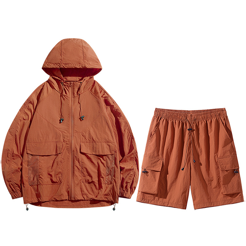 2025 nuevo estilo traje de ropa de protección solar con capucha ropa de piel para hombres pareja ropa de protección solar al aire libre transpirable ropa de piel de pesca para mujeres