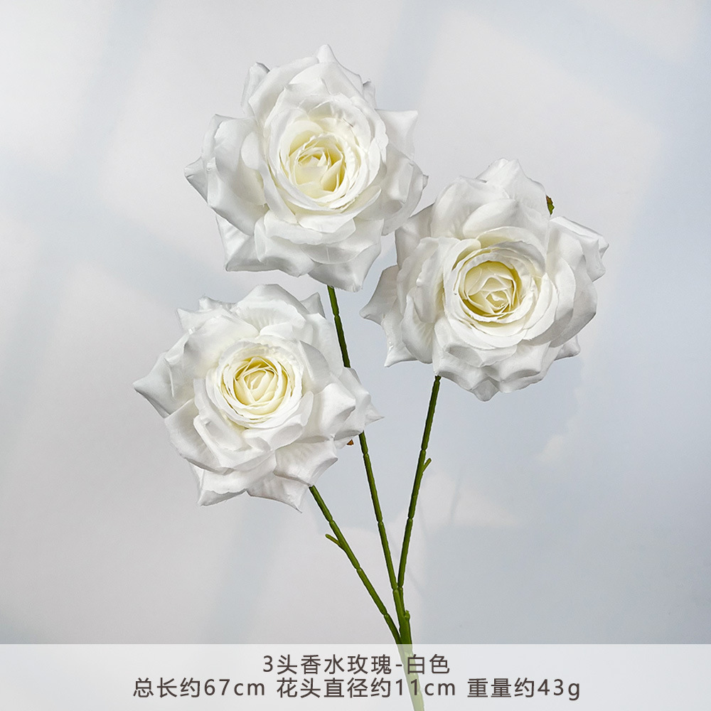 K-3 หัวน้ำหอม กลิ่นกุหลาบ - สีขาว
