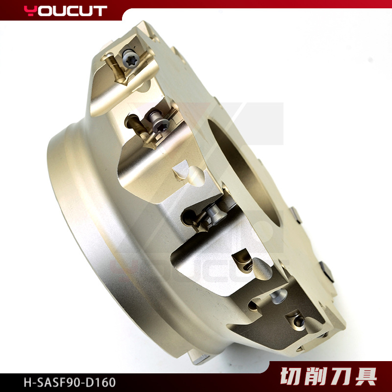 厂家直供爆款铣刀数控铣削钨钢刀片H-SASF90面铣刀五金刀具